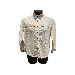 Vintage Size 10 Way To Go Eco Friendly Quality Farm Shirt